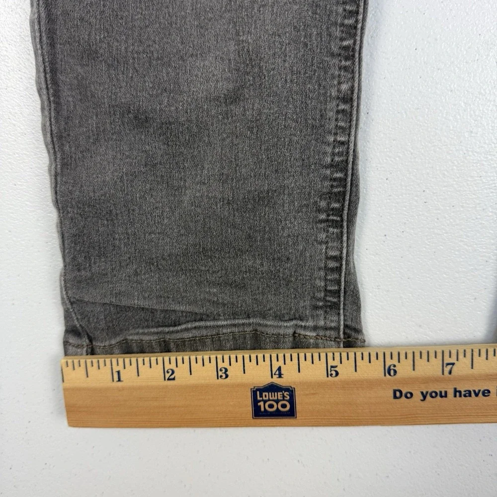 Perry Ellis Skinny Fit Stretch Jeans Men's 30x30 Gray Cotton Blend Low Rise